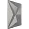 Ekena Millwork 11 7/8in. W x 11 7/8in. H Kent EnduraWall Decorative 3D Wall Panel Covers 0.98 Sq. Ft. WP12X12KECST - alternate 2